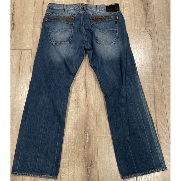 GUESS Jeans Men’s 38 Rebel Straight Leg 100% Cotton Low Rise Denim Size 36x31 - Picture 2 of 7